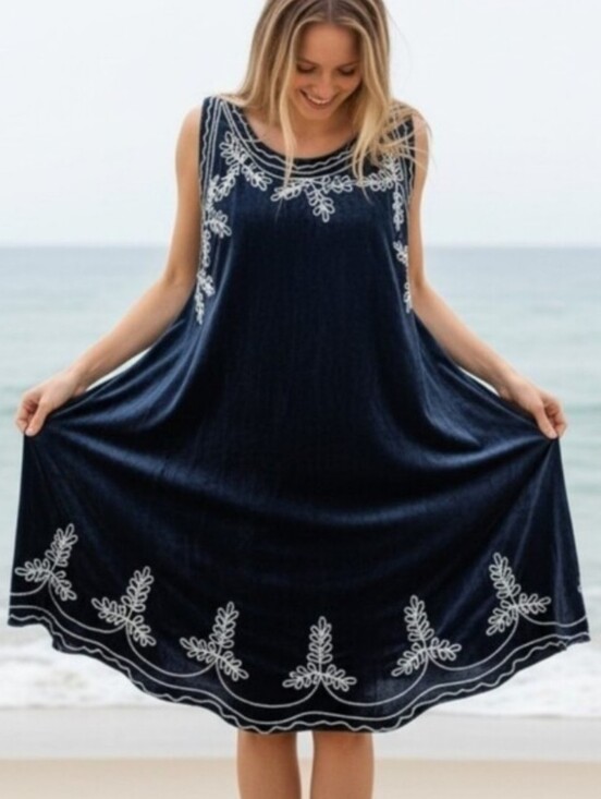 Beach By Exist Dresses & Skirts - 🏖️Beach By Exist Soft Flowy Black & White Summer Beach Sundress